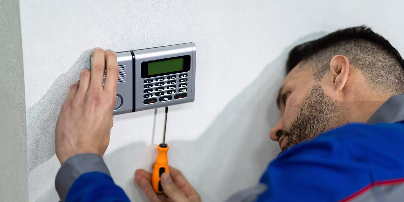 Access control keypad and card reader installation at a Minneapolis business